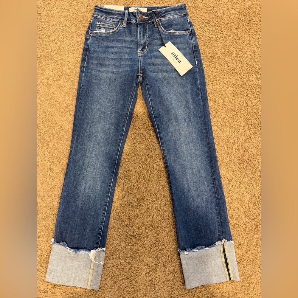Stylish Blue Ankle Jeans by Mica